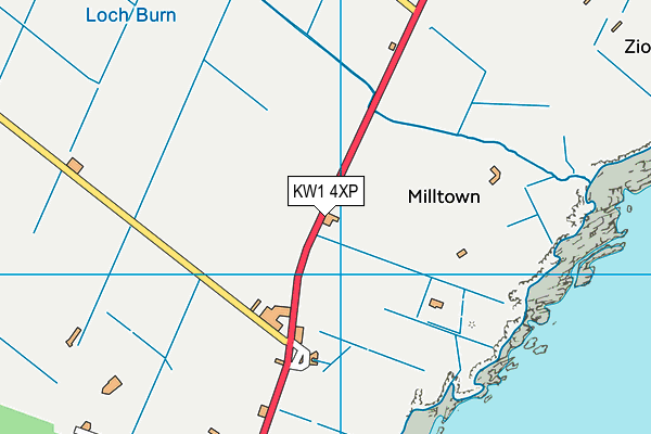 KW1 4XP map - OS VectorMap District (Ordnance Survey)