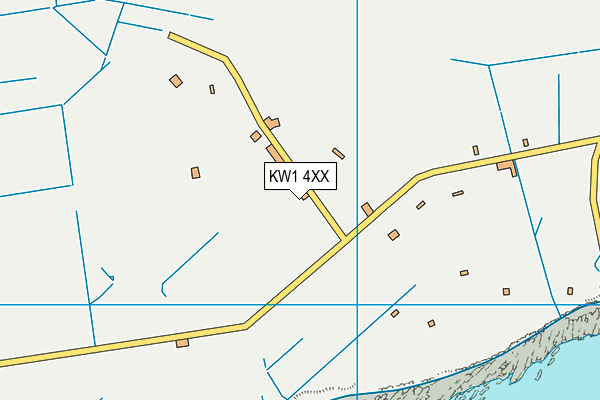 KW1 4XX map - OS VectorMap District (Ordnance Survey)