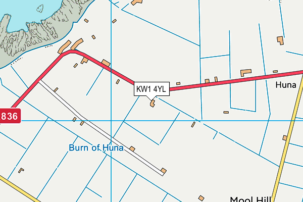 KW1 4YL map - OS VectorMap District (Ordnance Survey)
