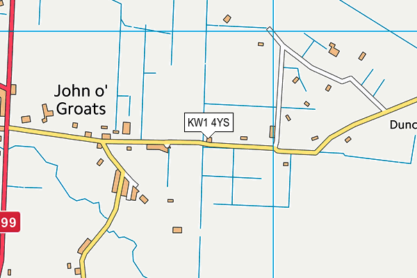 KW1 4YS map - OS VectorMap District (Ordnance Survey)