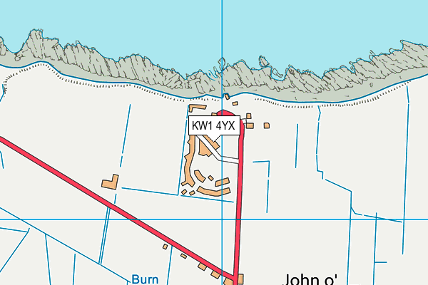 KW1 4YX map - OS VectorMap District (Ordnance Survey)