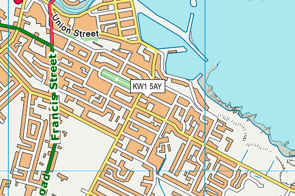 KW1 5AY map - OS VectorMap District (Ordnance Survey)