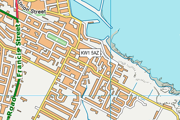 KW1 5AZ map - OS VectorMap District (Ordnance Survey)