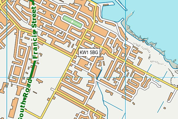 KW1 5BG map - OS VectorMap District (Ordnance Survey)