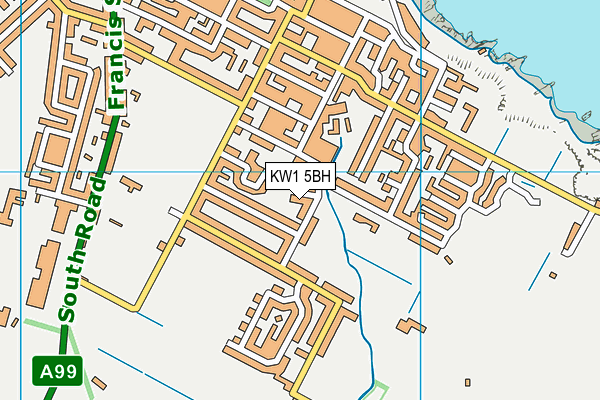 KW1 5BH map - OS VectorMap District (Ordnance Survey)