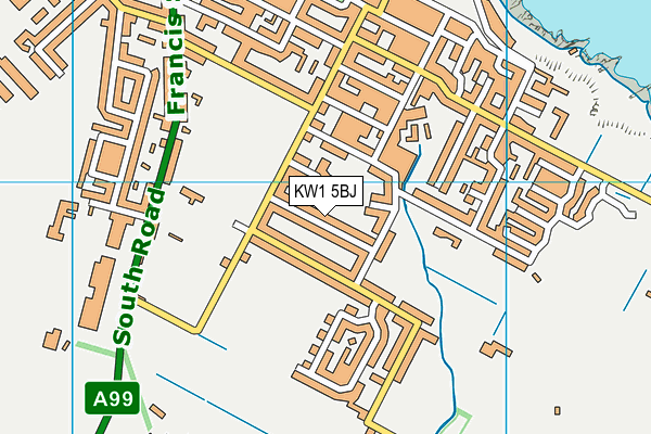 KW1 5BJ map - OS VectorMap District (Ordnance Survey)