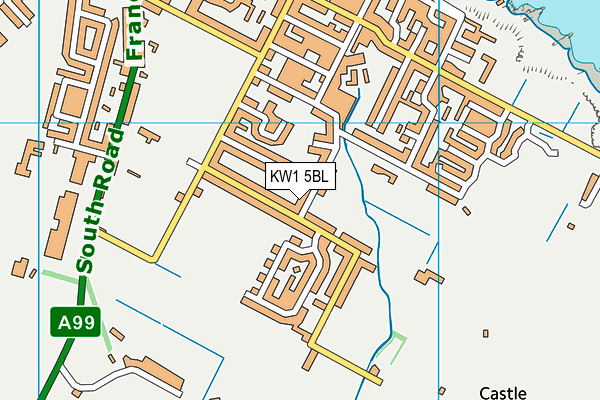 KW1 5BL map - OS VectorMap District (Ordnance Survey)