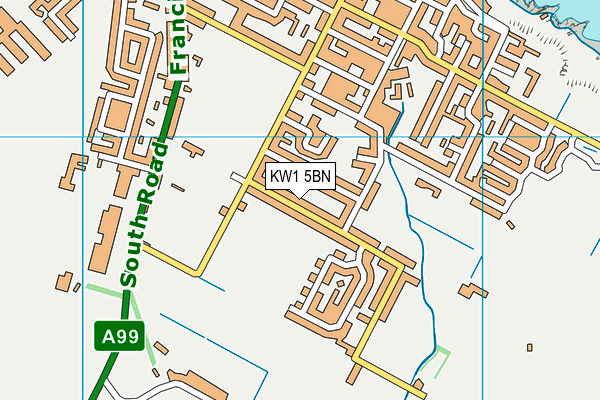 KW1 5BN map - OS VectorMap District (Ordnance Survey)