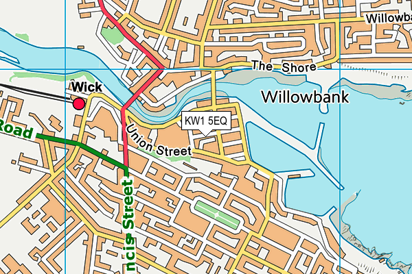 KW1 5EQ map - OS VectorMap District (Ordnance Survey)