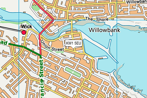 KW1 5EU map - OS VectorMap District (Ordnance Survey)