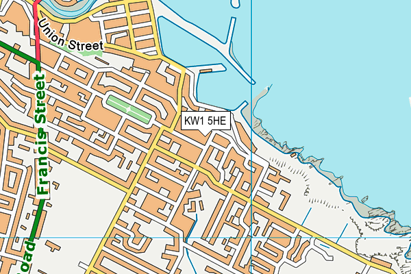 KW1 5HE map - OS VectorMap District (Ordnance Survey)