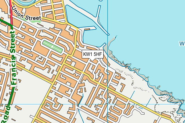 KW1 5HF map - OS VectorMap District (Ordnance Survey)