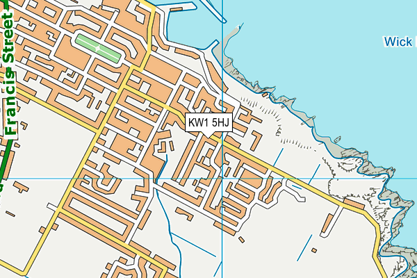 KW1 5HJ map - OS VectorMap District (Ordnance Survey)