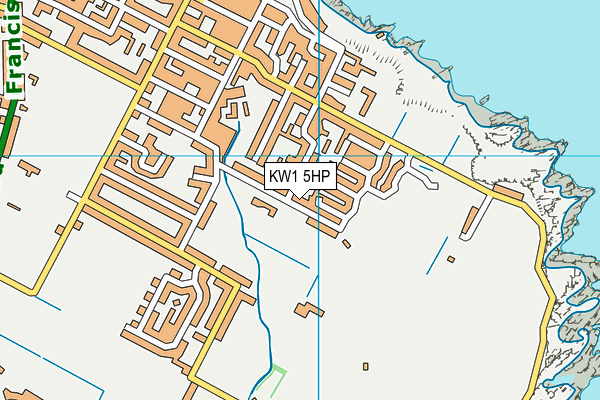 KW1 5HP map - OS VectorMap District (Ordnance Survey)