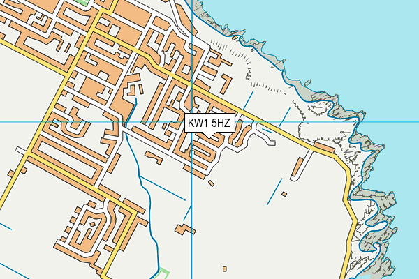 KW1 5HZ map - OS VectorMap District (Ordnance Survey)