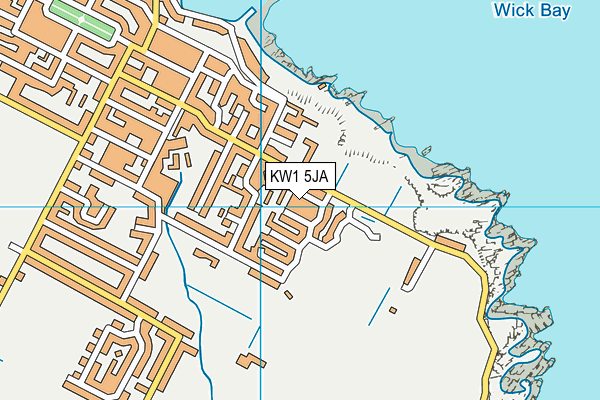 KW1 5JA map - OS VectorMap District (Ordnance Survey)