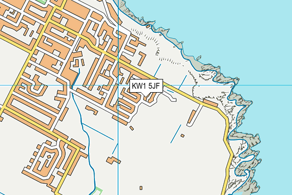 KW1 5JF map - OS VectorMap District (Ordnance Survey)