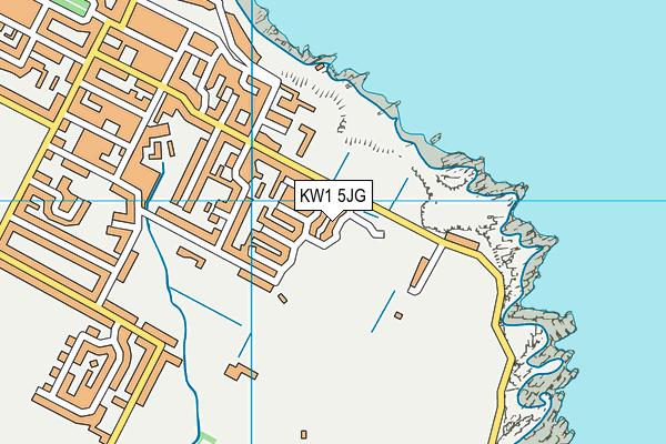 KW1 5JG map - OS VectorMap District (Ordnance Survey)