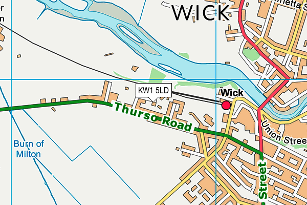 KW1 5LD map - OS VectorMap District (Ordnance Survey)