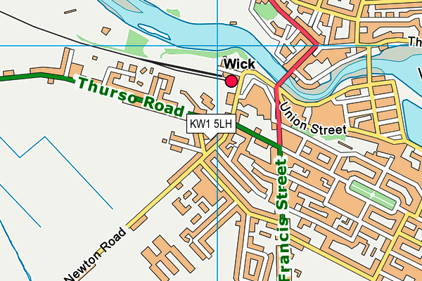 KW1 5LH map - OS VectorMap District (Ordnance Survey)