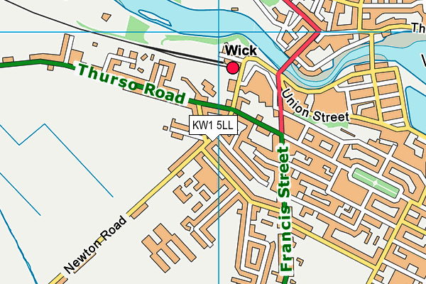 KW1 5LL map - OS VectorMap District (Ordnance Survey)