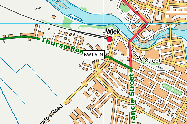 KW1 5LN map - OS VectorMap District (Ordnance Survey)