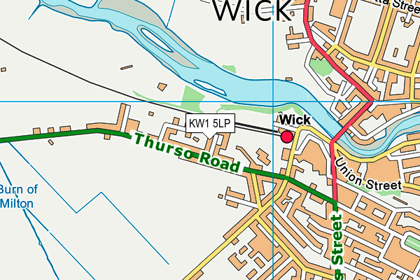 KW1 5LP map - OS VectorMap District (Ordnance Survey)