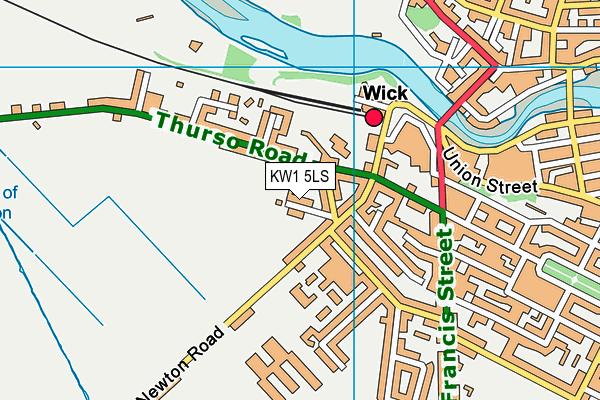 KW1 5LS map - OS VectorMap District (Ordnance Survey)