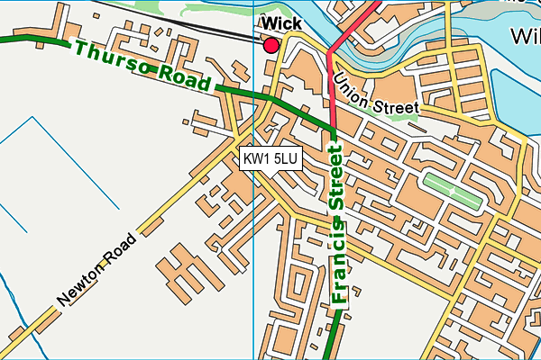 KW1 5LU map - OS VectorMap District (Ordnance Survey)