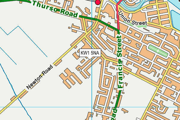 KW1 5NA map - OS VectorMap District (Ordnance Survey)