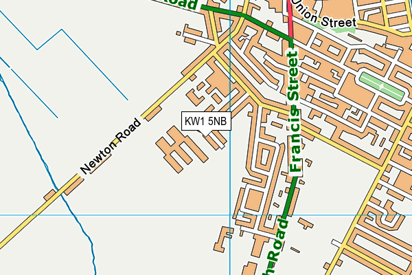 KW1 5NB map - OS VectorMap District (Ordnance Survey)