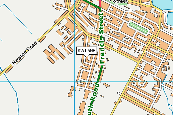 KW1 5NF map - OS VectorMap District (Ordnance Survey)