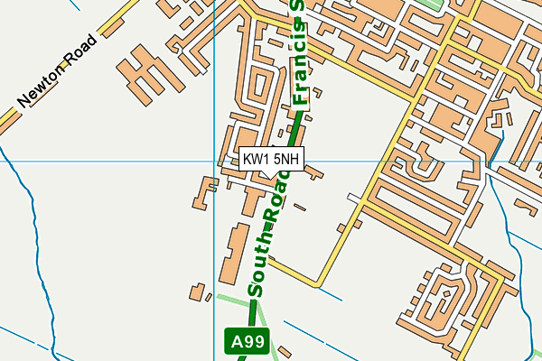 KW1 5NH map - OS VectorMap District (Ordnance Survey)