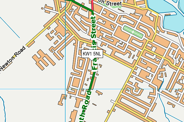 KW1 5NL map - OS VectorMap District (Ordnance Survey)