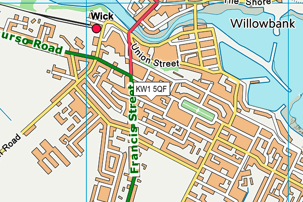 KW1 5QF map - OS VectorMap District (Ordnance Survey)