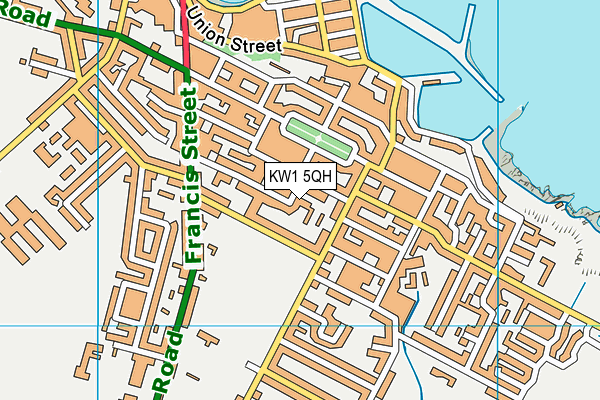 KW1 5QH map - OS VectorMap District (Ordnance Survey)