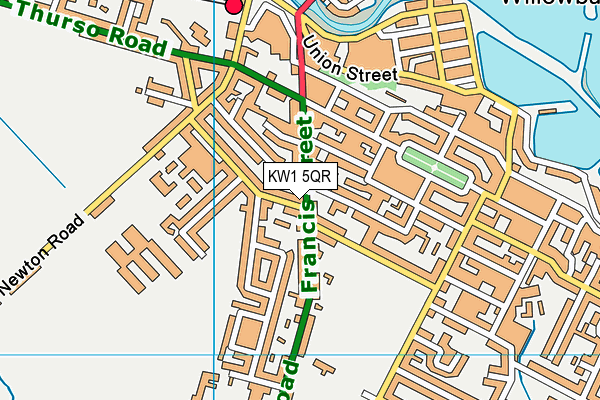 KW1 5QR map - OS VectorMap District (Ordnance Survey)