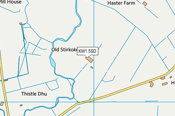 KW1 5SD map - OS VectorMap District (Ordnance Survey)