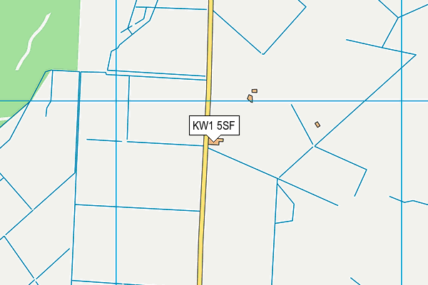 KW1 5SF map - OS VectorMap District (Ordnance Survey)