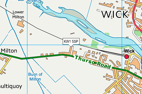 KW1 5SP map - OS VectorMap District (Ordnance Survey)