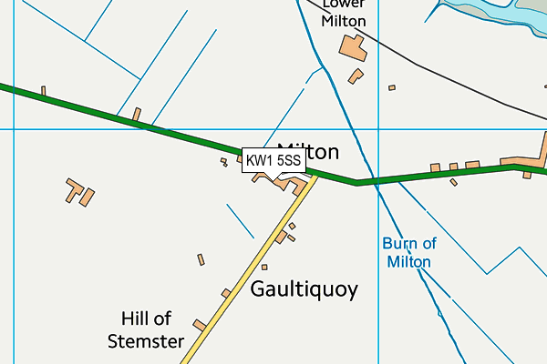 KW1 5SS map - OS VectorMap District (Ordnance Survey)