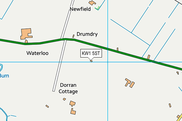 KW1 5ST map - OS VectorMap District (Ordnance Survey)