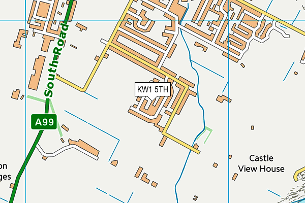 KW1 5TH map - OS VectorMap District (Ordnance Survey)