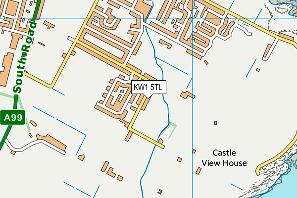 KW1 5TL map - OS VectorMap District (Ordnance Survey)