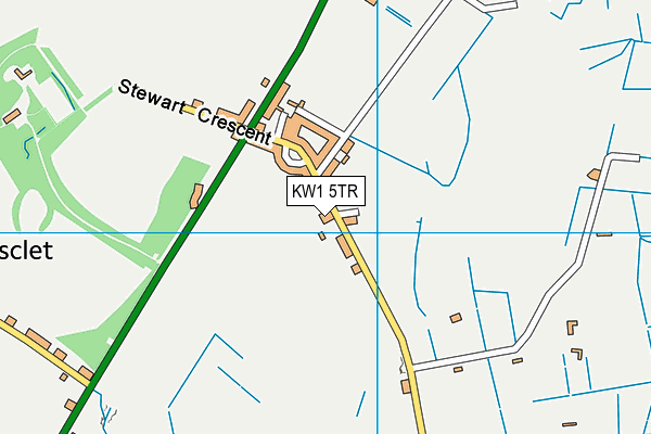 KW1 5TR map - OS VectorMap District (Ordnance Survey)