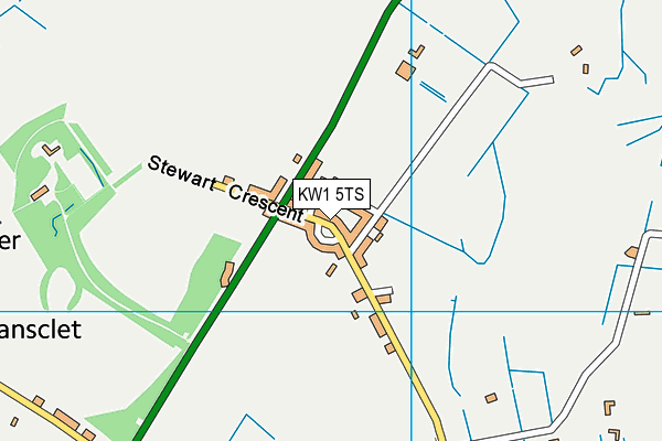 KW1 5TS map - OS VectorMap District (Ordnance Survey)