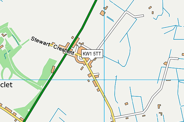 KW1 5TT map - OS VectorMap District (Ordnance Survey)