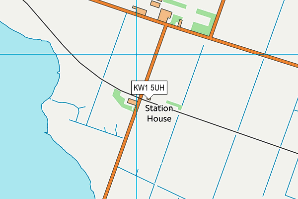 KW1 5UH map - OS VectorMap District (Ordnance Survey)