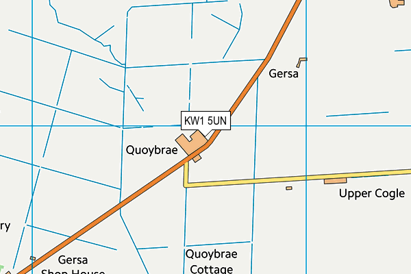 KW1 5UN map - OS VectorMap District (Ordnance Survey)