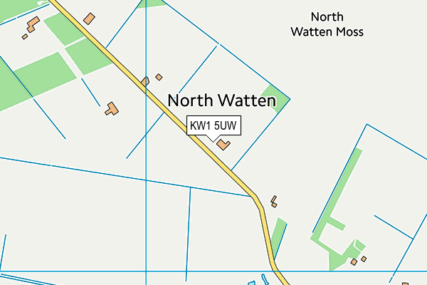 KW1 5UW map - OS VectorMap District (Ordnance Survey)